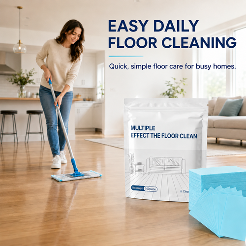 🧽 100-Piece Floor Cleaning Tablets – Multi-Surface Antibacterial Cleaner ✨