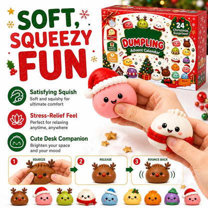 2026 Christmas Advent Calendar – 24 Days of Cute Squeeze Toy Surprises