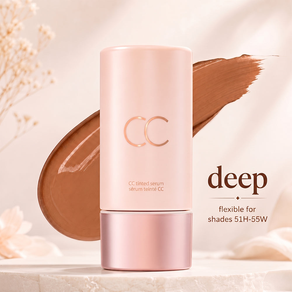 CC Tinted Serum C Shade-Adaptive Coverage, 24H Hydration & Waterproof Wear