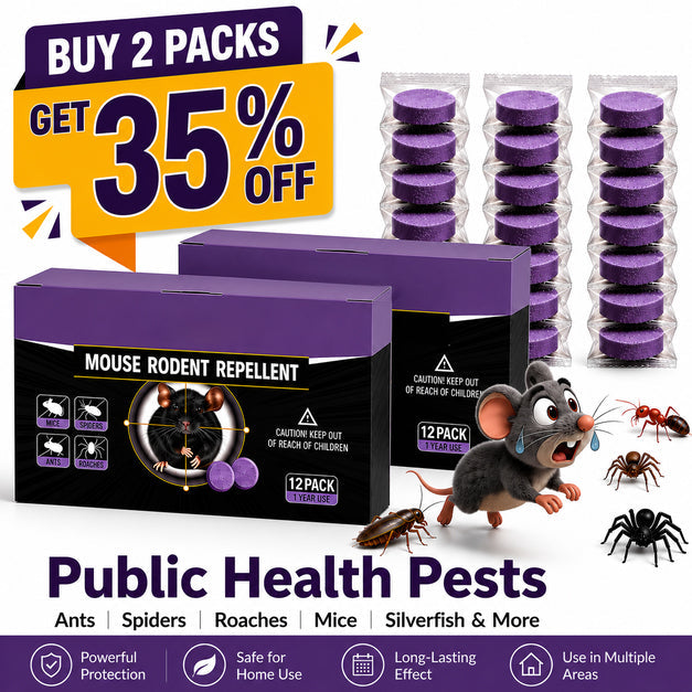 🔥Hot Sale 50% OFF🔥✅ 10,000+ Happy Customers 🐭 All-Natural Peppermint & Cinnamon Pest & Rodent Repellent Pucks 🕷️🐍