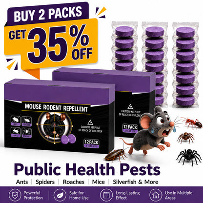 🔥Hot Sale 50% OFF🔥✅ 10,000+ Happy Customers 🐭 All-Natural Peppermint & Cinnamon Pest & Rodent Repellent Pucks 🕷️🐍