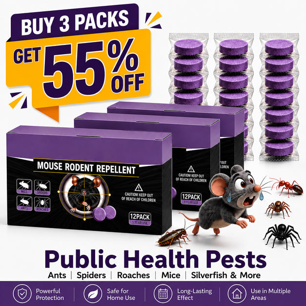 🔥Hot Sale 50% OFF🔥✅ 10,000+ Happy Customers 🐭 All-Natural Peppermint & Cinnamon Pest & Rodent Repellent Pucks 🕷️🐍