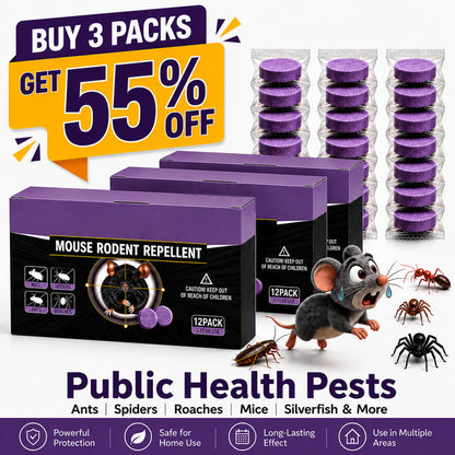 🔥Hot Sale 50% OFF🔥✅ 10,000+ Happy Customers 🐭 All-Natural Peppermint & Cinnamon Pest & Rodent Repellent Pucks 🕷️🐍