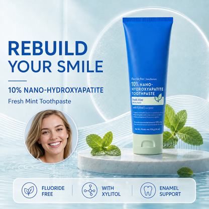 Fluoride Free Nano Hydroxyapatite Toothpaste with Fresh Mint