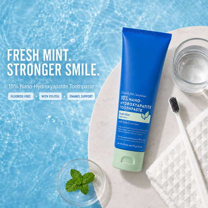 Fluoride Free Nano Hydroxyapatite Toothpaste with Fresh Mint