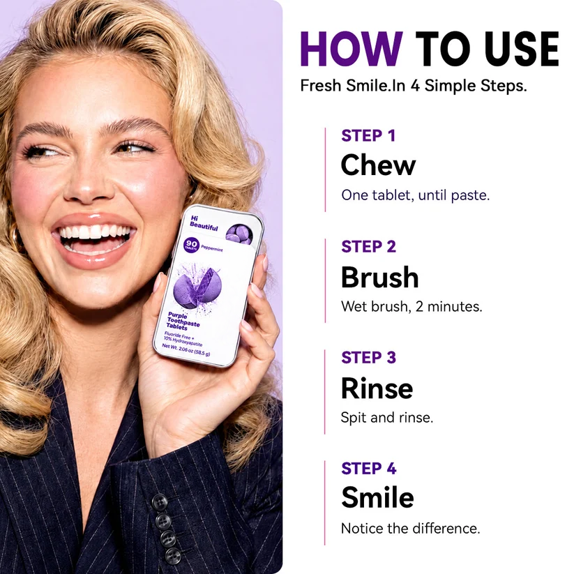 Hydroxyapatite Toothpaste Tablets