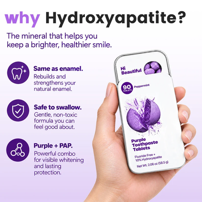 Hydroxyapatite Toothpaste Tablets