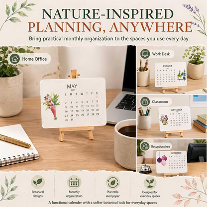🌱Eco-Friendly Plantable "Timeless" Seed Calendar 2027 ✨2