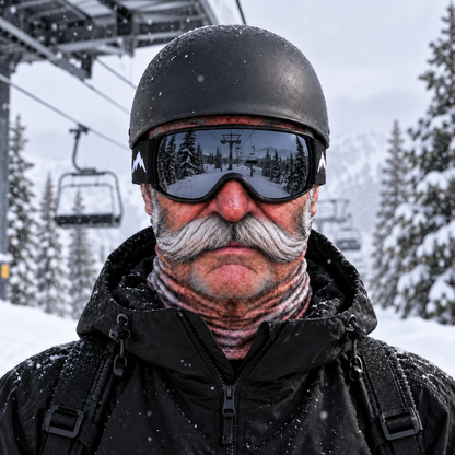 Grandpa Face Ski Mask