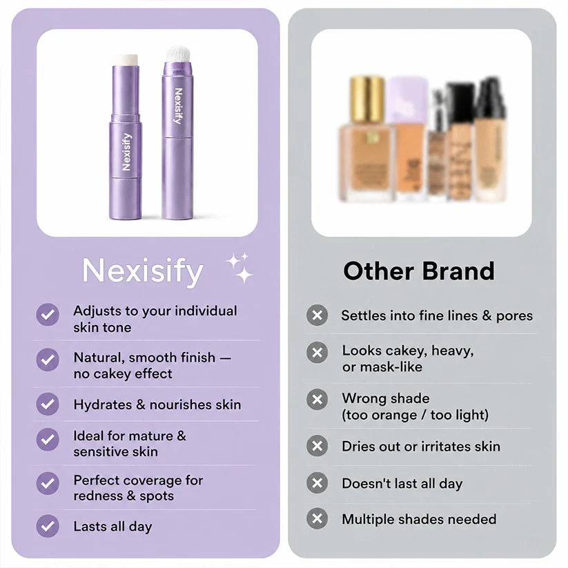 Changing Foundation Stick a The stick that makes mature skin glow again