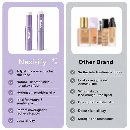Changing Foundation Stick a The stick that makes mature skin glow again