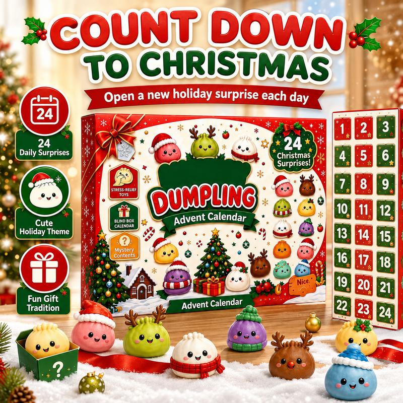 2026 Christmas Advent Calendar – 24 Days of Cute Squeeze Toy Surprises