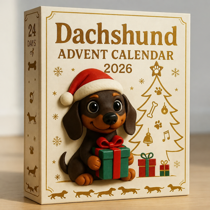 🎄🐾 2026 Dachshund Advent Calendar 🐶✨✨
