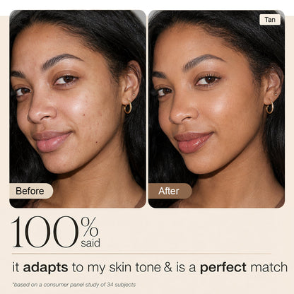 CC Tinted Serum C Shade-Adaptive Coverage, 24H Hydration & Waterproof Wear