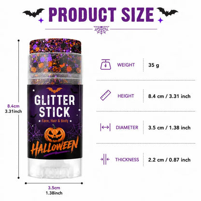 ✨ Halloween Glitter Face Stick – 🎃Add Instant Sparkle to Your Spooky Look