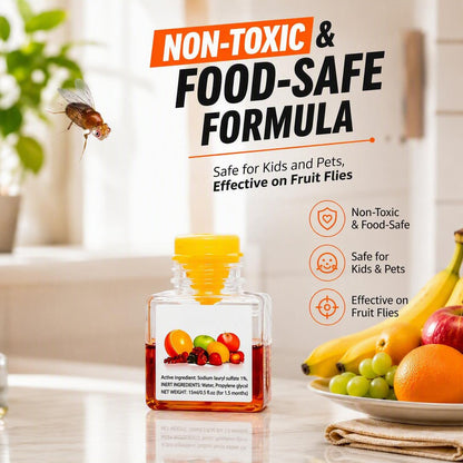 BUY 1 GET 1 FREE🔥Ultra-Strong Fruit Fly Trap - User Friendly (Up to 3 Weeks per Bottle)