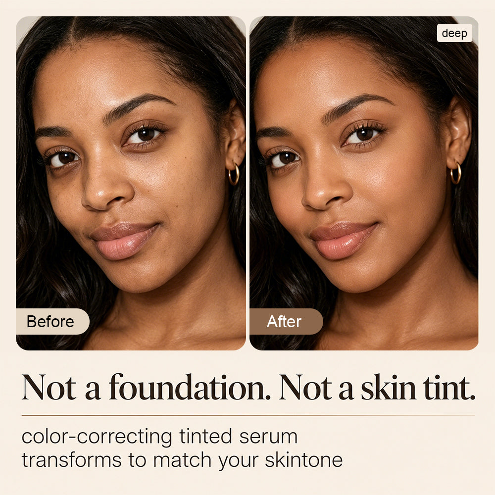 CC Tinted Serum C Shade-Adaptive Coverage, 24H Hydration & Waterproof Wear