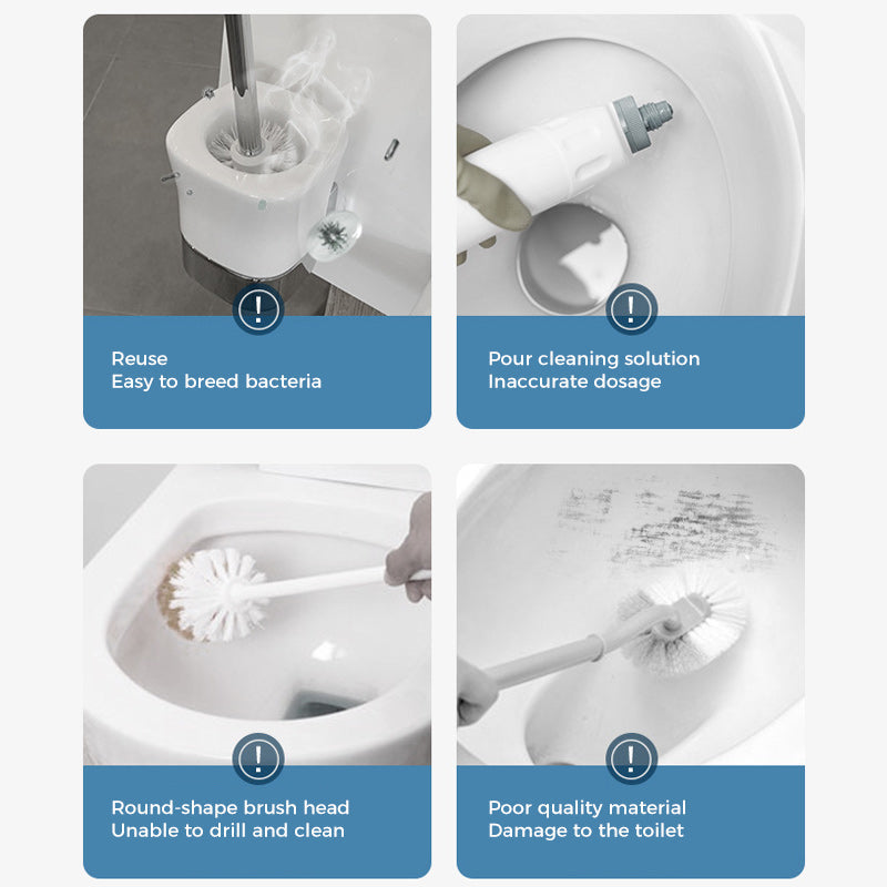 🔥LAST DAY SALE⚡50K+ SOLD!🚽💦Hands-Free Cleaning Gadget🧽Disposable toilet cleaning tool💦