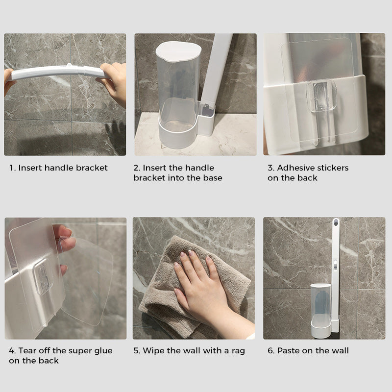 🔥LAST DAY SALE⚡50K+ SOLD!🚽💦Hands-Free Cleaning Gadget🧽Disposable toilet cleaning tool💦