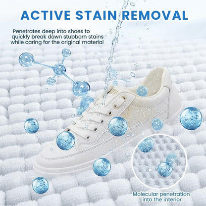⏳Limited-time Special Price!!🧼No-Wash Shoe & Leather Cleaner Cream - Stain Remover with Sponge