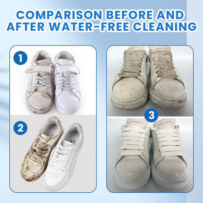 ⏳Limited-time Special Price!!🧼No-Wash Shoe & Leather Cleaner Cream - Stain Remover with Sponge