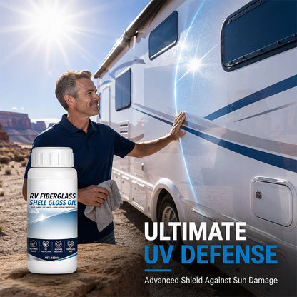 🚐 LIMITED‑TIME 50% OFF! ✨ RV Fiberglass Gloss Oil Shine Restorer – UV‑Protective, Easy‑Apply, Long‑Lasting ✨